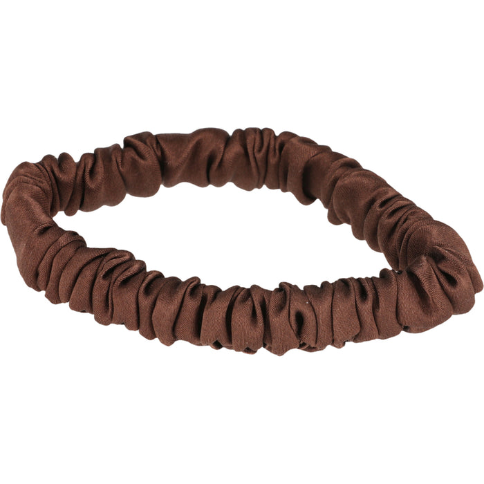 ATHLECIA Mariah W Silk Skinny Scrunchies 3-Pack Accessories 1294 Chocolate Torte