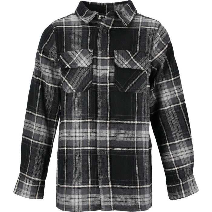 ZIGZAG Marley Flannel Shirt Shirt 1051 Asphalt