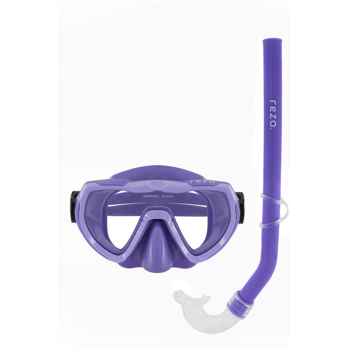 REZO Matira Jr. Diving Set - 2pcs. Swimming equipment 4058 Dahlia Purple