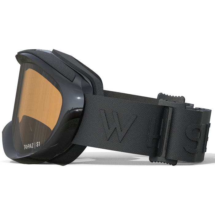 WHISTLER Mauga Topaz Kids Ski Goggle Ski goggle 1001GI Black / Golden Imperial