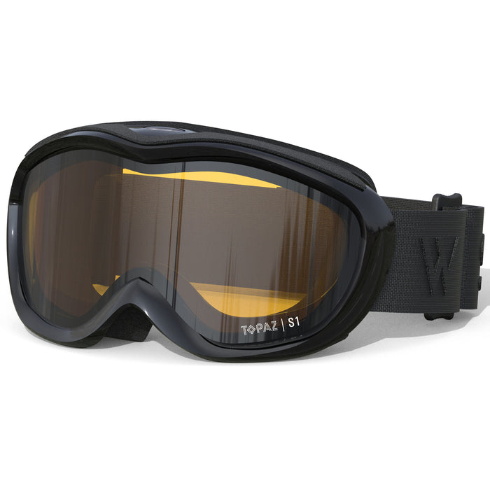 WHISTLER Mauga Topaz Kids Ski Goggle Ski goggle 1001GI Black / Golden Imperial