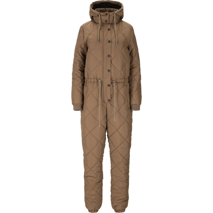 WHISTLER Minas W Quilted Jumpsuit Jumpsuit 1065 Chocolate Chip