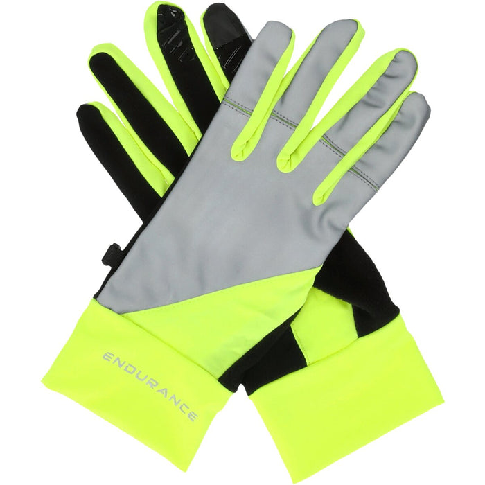 ENDURANCE Mingus Running Gloves Gloves 5001 Safety Yellow