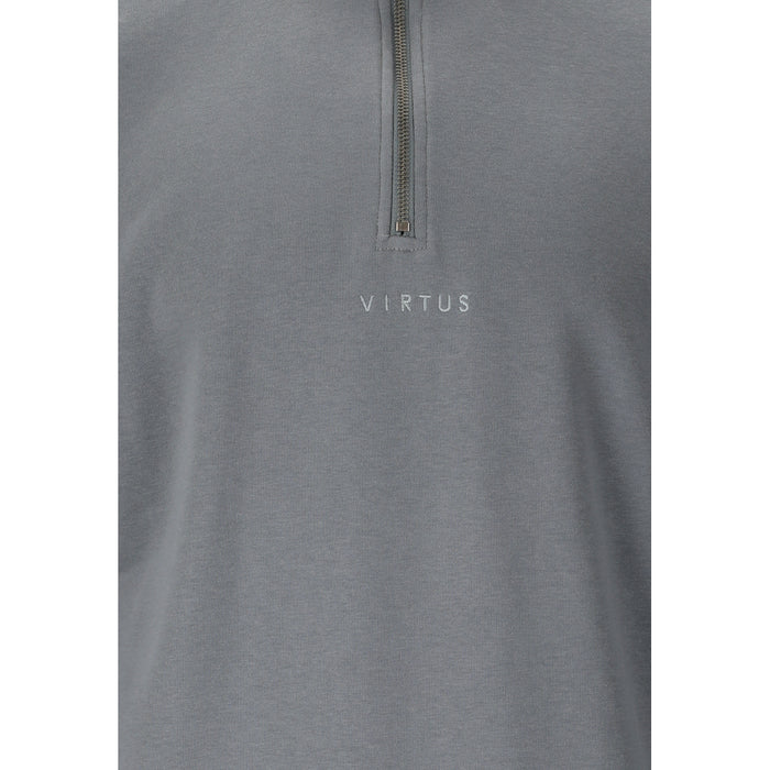 VIRTUS Minne M Half Zip Sweatshirt 2295 Lagune Gray
