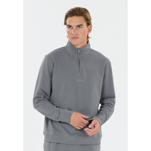 VIRTUS Minne M Half Zip Sweatshirt 2295 Lagune Gray