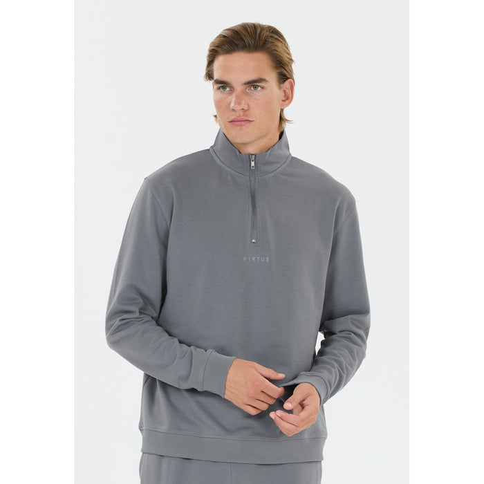 VIRTUS Minne M Half Zip Sweatshirt 2295 Lagune Gray