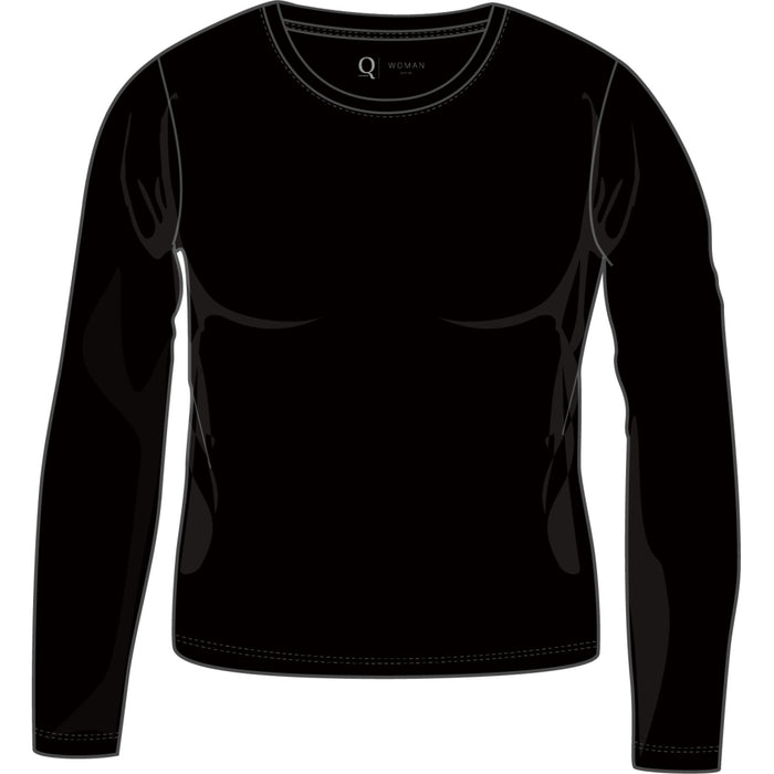 Q SPORTSWEAR Misha W L/S Tee T-shirt 1001 Black