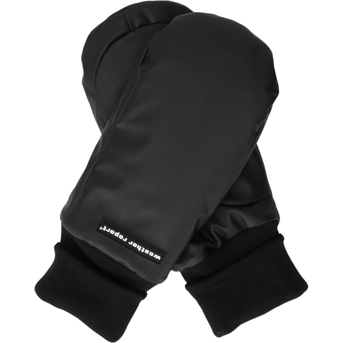 WEATHER REPORT Mistella PU Mittens Gloves 1001 Black