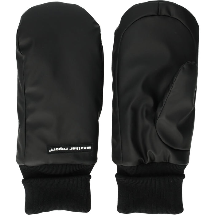 WEATHER REPORT Mistella PU Mittens Gloves 1001 Black