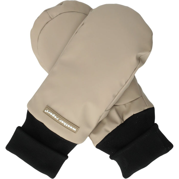 WEATHER REPORT Mistella PU Mittens Gloves 1061 Moon Rock