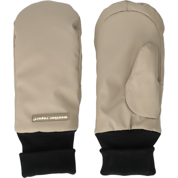 WEATHER REPORT Mistella PU Mittens Gloves 1061 Moon Rock
