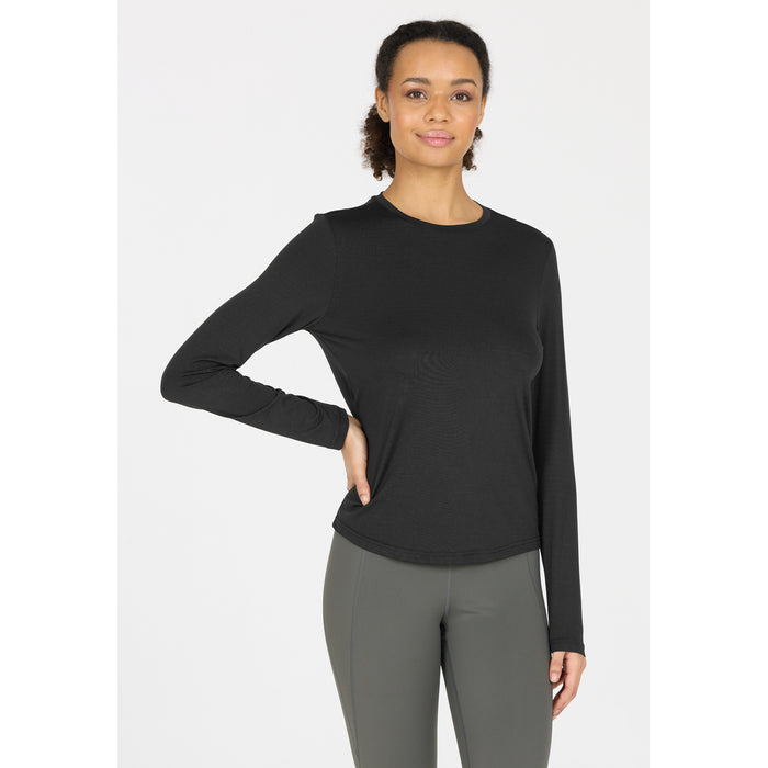 ATHLECIA Miwa W L/S Tee T-shirt 1001 Black