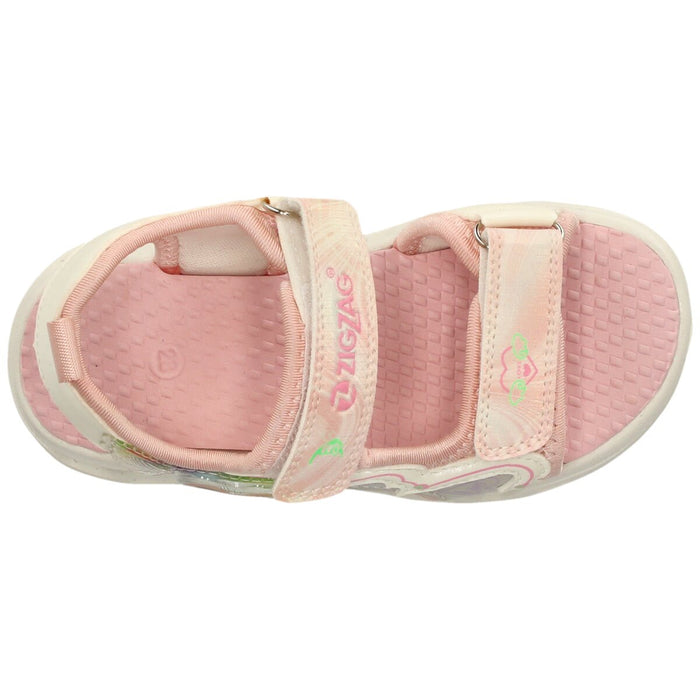 ZIGZAG Modena Kids Sandal w/Lights Sandal 4064 Barely Pink