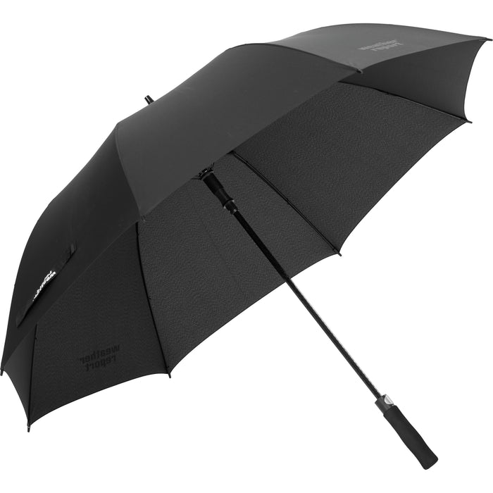 WEATHER REPORT Monrovia Umbrella Accessories 1001S Black Solid