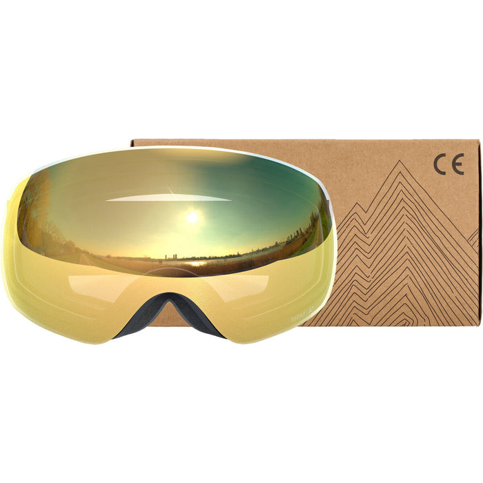 WHISTLER Morgins Topaz III Spherical Ski Goggle Ski goggle 1001C Black / Champagne