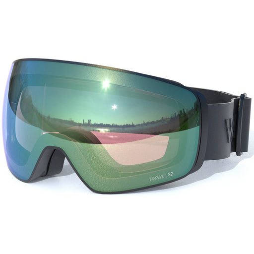 WHISTLER Morzine Topaz V Ski Goggle w/ Magnetic Interchangeable Lens Ski goggle 1001 Black