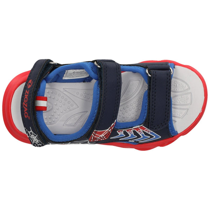 ZIGZAG Motril Kids Sandal W/Lights Sandal 4148 Tomato