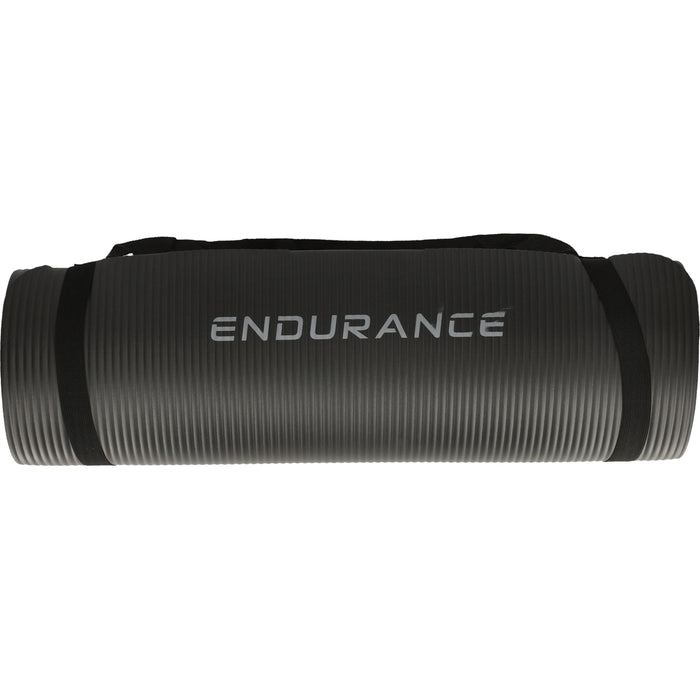 ENDURANCE NBR Mat Fitness equipment 1001 Black