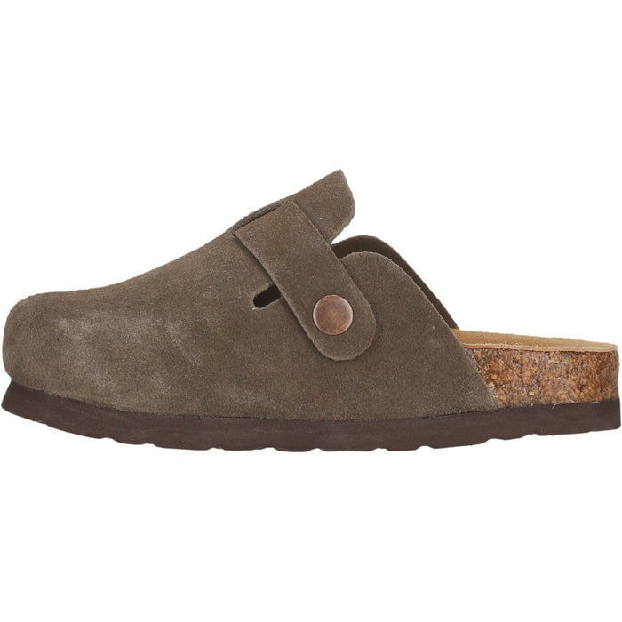 ZIGZAG Nali Kids Leather Cork Clog Sandal 1123 Caribou