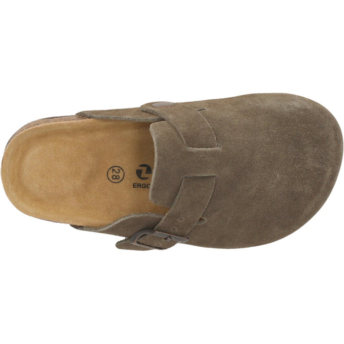 ZIGZAG Nali Kids Leather Cork Clog Sandal 1123 Caribou