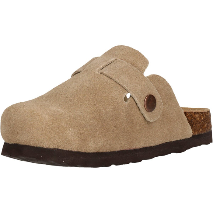 ZIGZAG Nali Kids Leather Cork Clog Sandal 3027 Timber Wolf