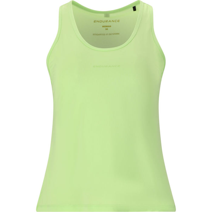ENDURANCE Nan W Running Top Top 3199 Paradise Green