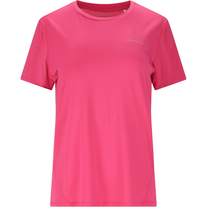 ENDURANCE Nan W SS Tee T-shirt 4295 Fuchsia Fedora