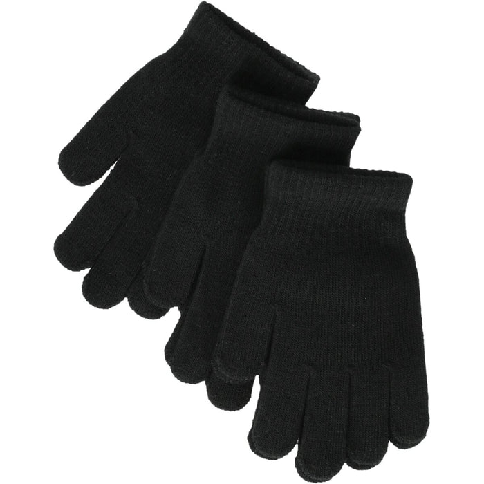 ZIGZAG Neckar Knitted 3-Pack Gloves Gloves 1001A Black