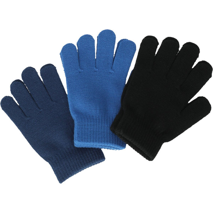 ZIGZAG Neckar Knitted 3-Pack Gloves Gloves 2037 Estate Blue