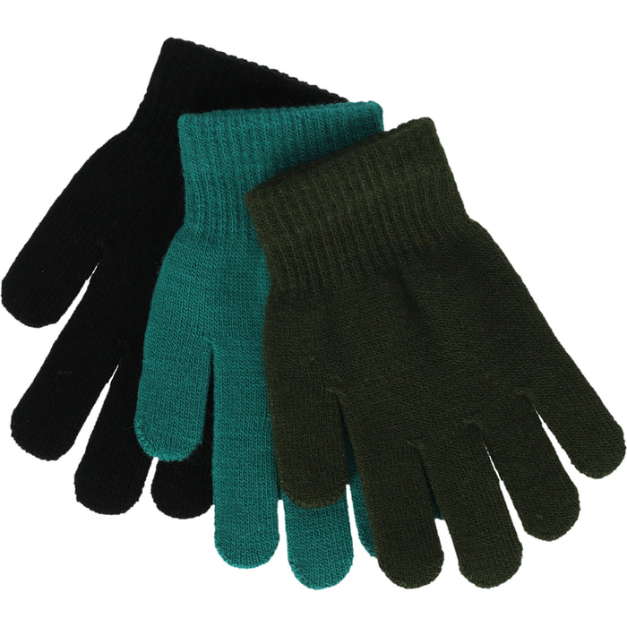 ZIGZAG Neckar Knitted 3-Pack Gloves Gloves 3074 Kombu Green