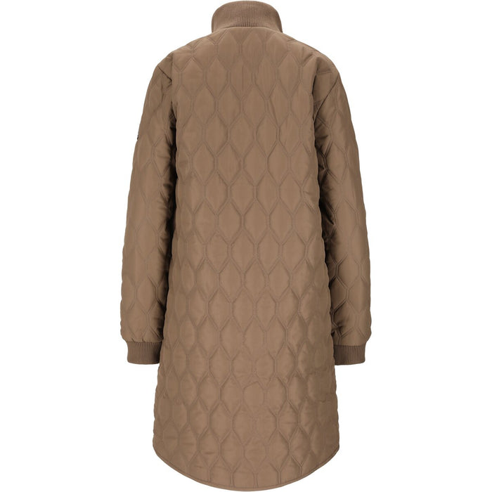 WHISTLER Nellye W Long Quilted Jacket Jacket 1065 Chocolate Chip