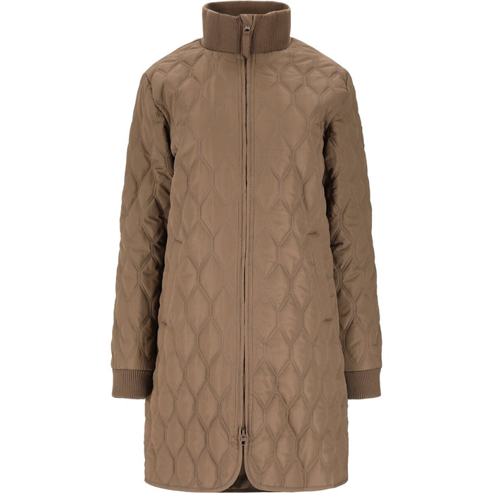 WHISTLER Nellye W Long Quilted Jacket Jacket 1065 Chocolate Chip