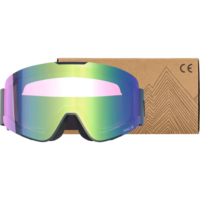 WHISTLER Nendaz Topaz III Cylindrical Ski Goggle Ski goggle 1001R Black / Rainforest