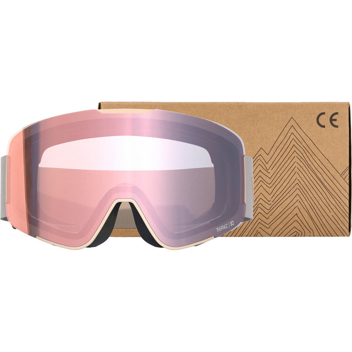 WHISTLER Nendaz Topaz III Cylindrical Ski Goggle Ski goggle 1265G Island Fossil / Grape