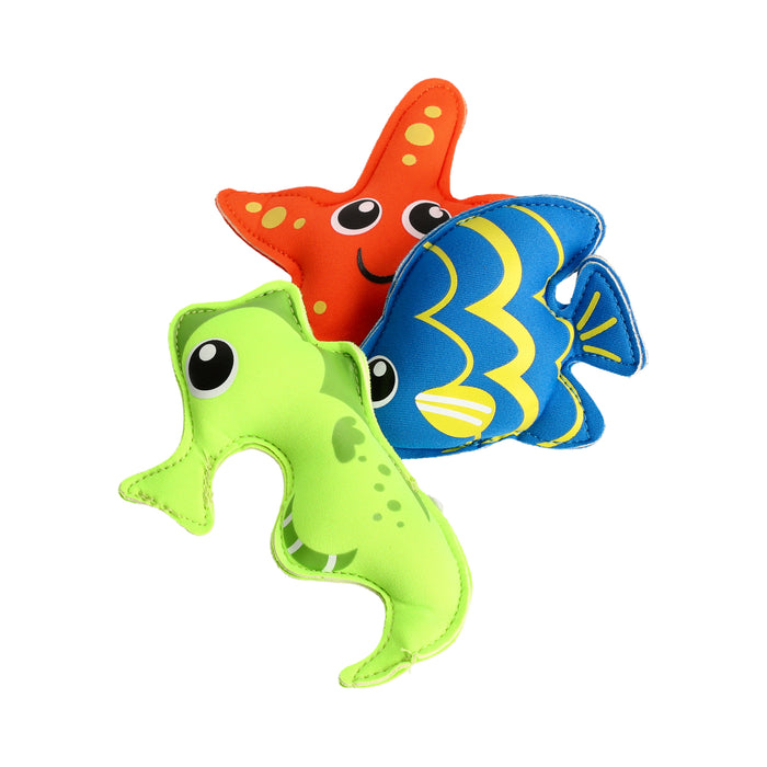 REZO Neoprene Dive Animals 3pcs Set Swimming equipment 8881 Multi Color