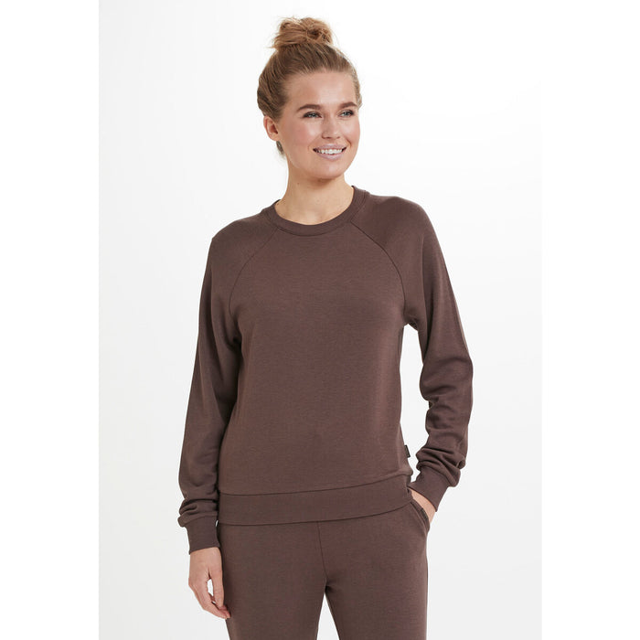 ATHLECIA Niary W Bamboo Crew Neck Sweatshirt 5055 Bracken