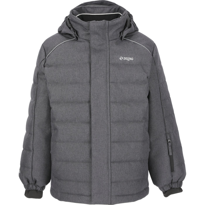 ZIGZAG Nino Melange Ski Jacket W-PRO 10000 Jacket 1011 Dark Grey Melange