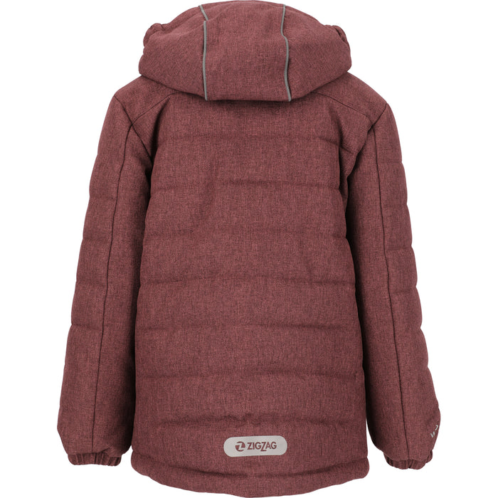 ZIGZAG Nino Melange Ski Jacket W-PRO 10000 Jacket 4132 Tawny Port