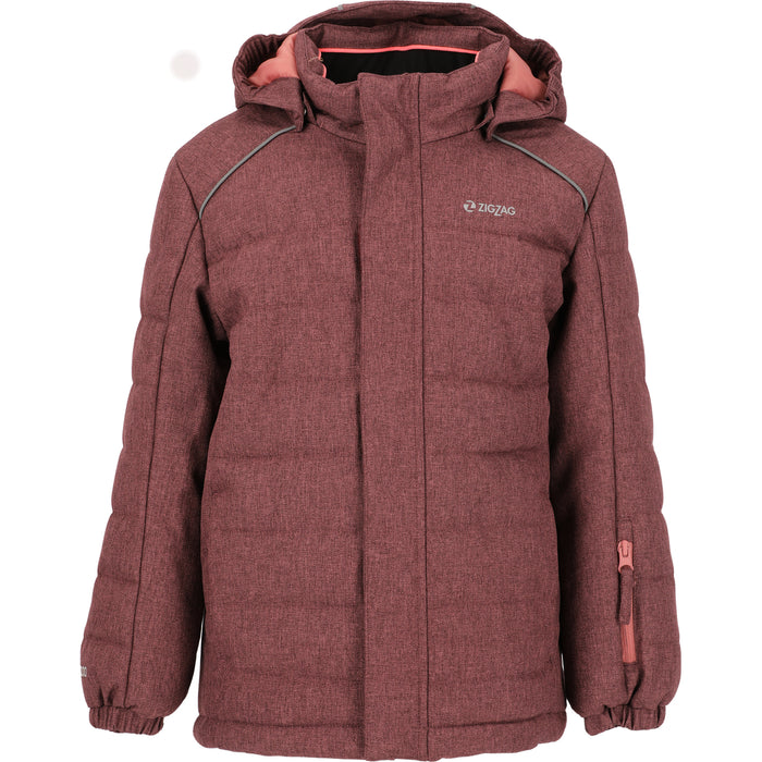 ZIGZAG Nino Melange Ski Jacket W-PRO 10000 Jacket 4132 Tawny Port