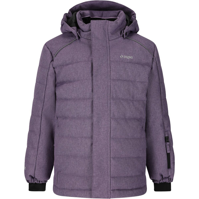 ZIGZAG Nino Melange Ski Jacket W-PRO 10000 Jacket 4411 Grape Compote