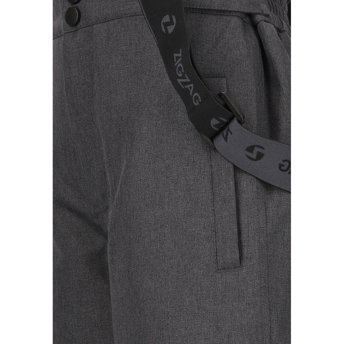 ZIGZAG Nino Melange Ski Pants W-PRO 10000 Pants 1011 Dark Grey Melange