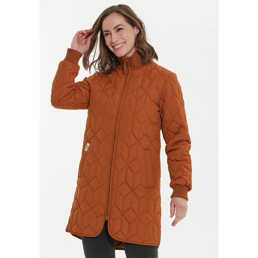 WEATHER REPORT Nokka W Long Quilted Jacket Jacket 5086 Caramel Café