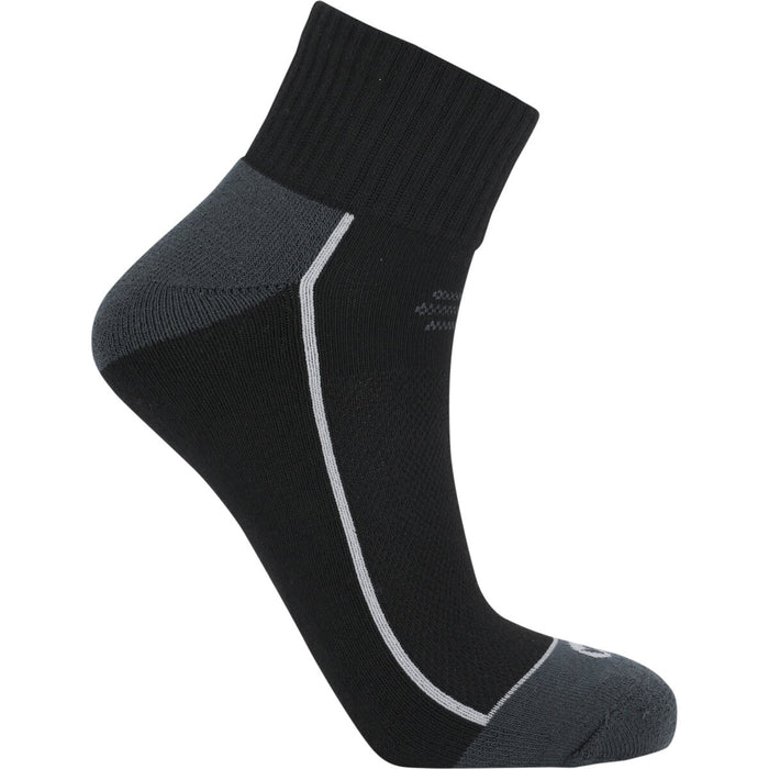 VIRTUS Nolly Quarter Socks 3-Pack Socks 1001 Black