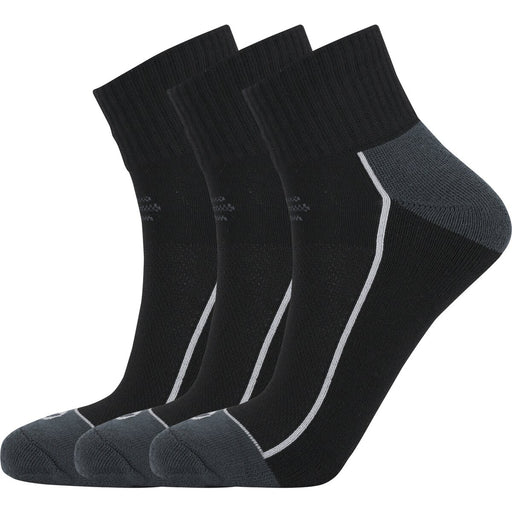 VIRTUS Nolly Quarter Socks 3-Pack Socks 1001 Black