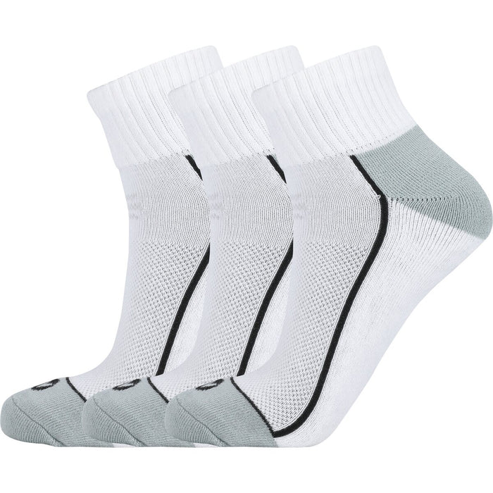VIRTUS Nolly Quarter Socks 3-Pack Socks 1002 White