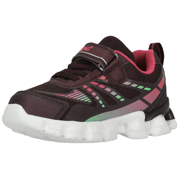 ZIGZAG Nunsta Kids Shoe w/LIghts Shoes 4012 Fiery Red