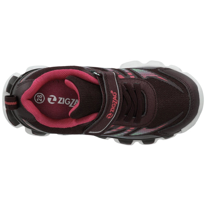 ZIGZAG Nunsta Kids Shoe w/LIghts Shoes 4012 Fiery Red