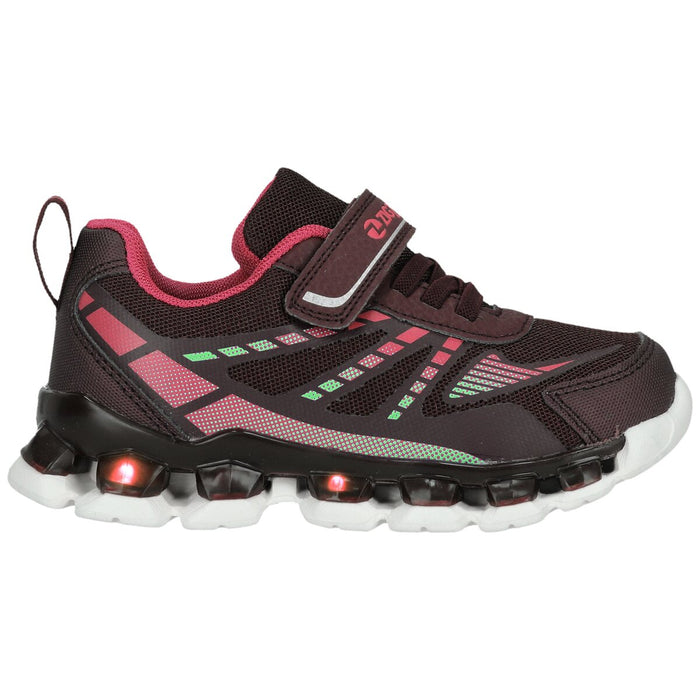 ZIGZAG Nunsta Kids Shoe w/LIghts Shoes 4012 Fiery Red
