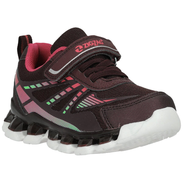 ZIGZAG Nunsta Kids Shoe w/LIghts Shoes 4012 Fiery Red