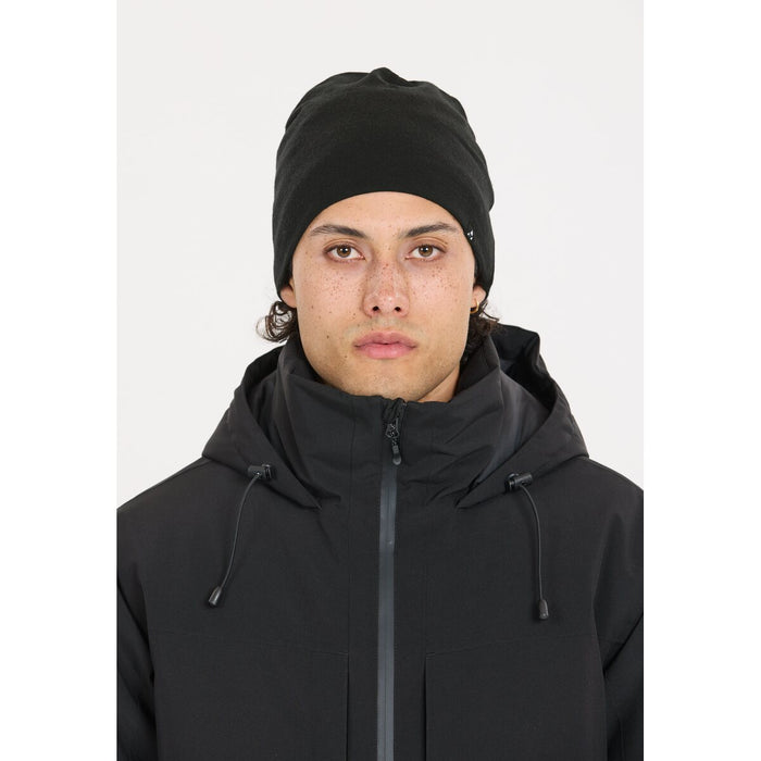WHISTLER Nutria Merino Wool Beanie Hoods 1001 Black